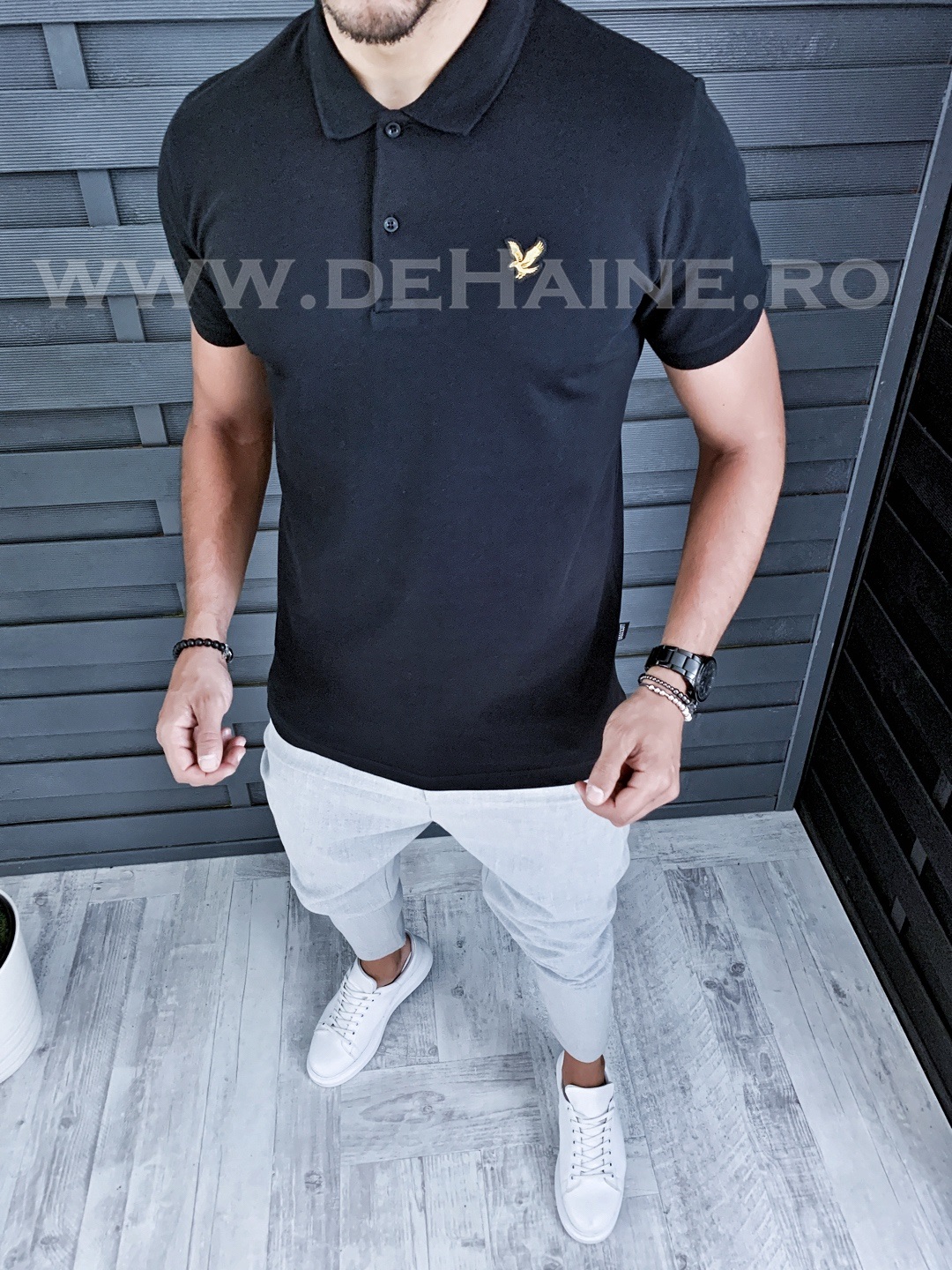 Tricou barbati negru premium b1299*